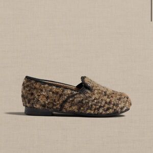 Banana Republic NWT Toddler Evie Boucle Loafer sz 7/8 holiday/ formal shoe